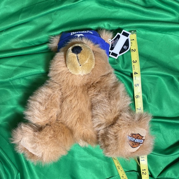 Harley Davidson weighted Teddy Bear 🧸 🔥Perfect Gift! NWT! ADORABLE! 🎁🎄 - Picture 5 of 7